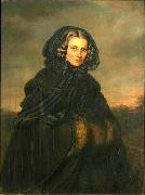 Portrait of Bertha Wehnert-Beckmann (1815-1901), German photographer